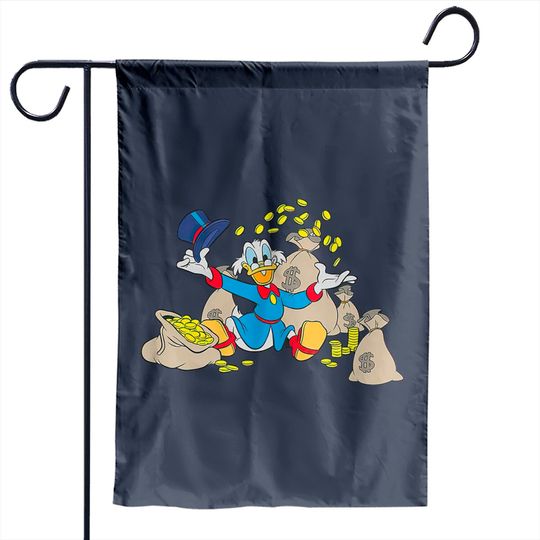 Disney Ducktales Scrooge McDuck Coins Garden Flags