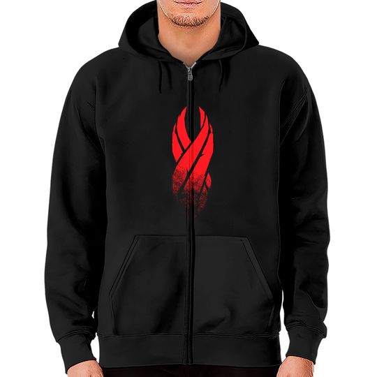 Red Marker - Dead Space - Zip Hoodies