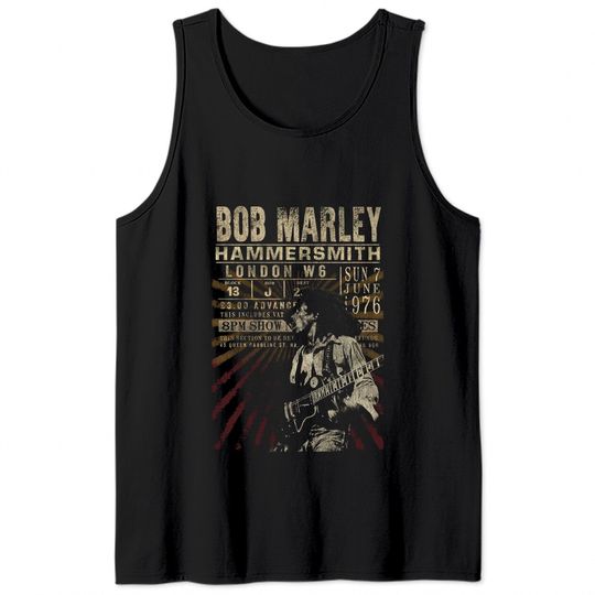 Bob Marley Unisex Eco-Tee: Hammersmith '76