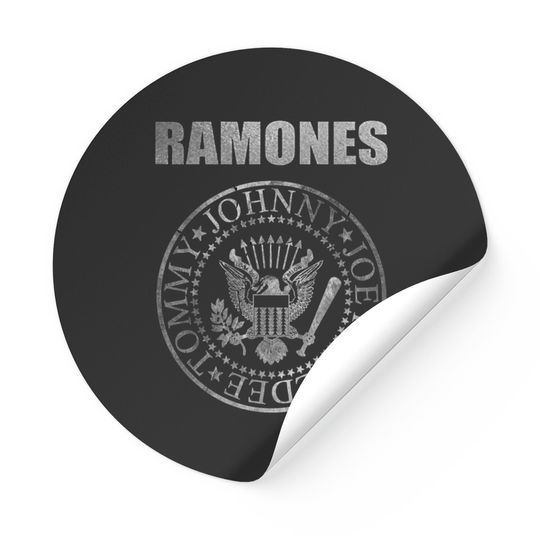 Ladies The Ramones Seal Punk Rock Heavy Metal Sticker Stickers