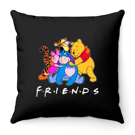Disney Winnie the the pooh piglet eeyore tigger  TV Show Cute Throw Pillows