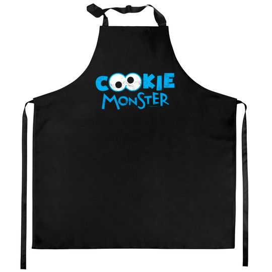 Sesame Street Cookie Monster Eyes Gift Kitchen Apron Kitchen Aprons