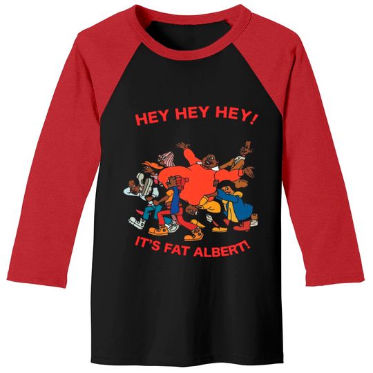 Hey Hey Hey It s Fat Albert And The Gang Oldskool Baseball Tees