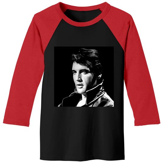 Elvis Presley Portrait Classic Rock Music, Elvis Presley Baseball Tees