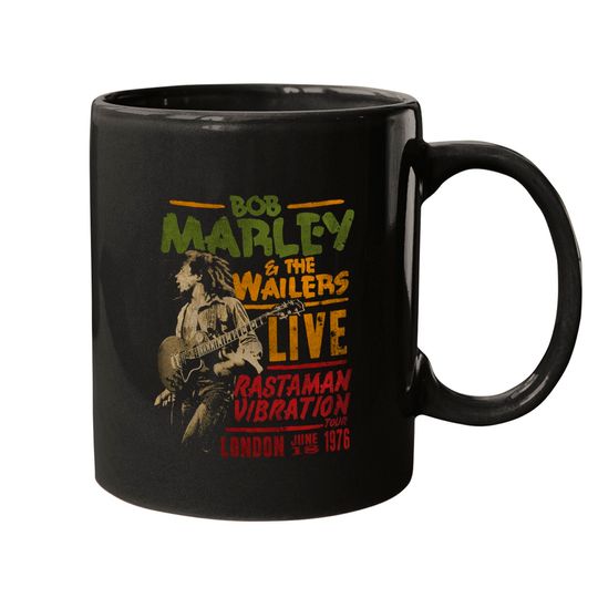 Bob Marley the Wailers Rastaman Vibration Tour Mug Mugs