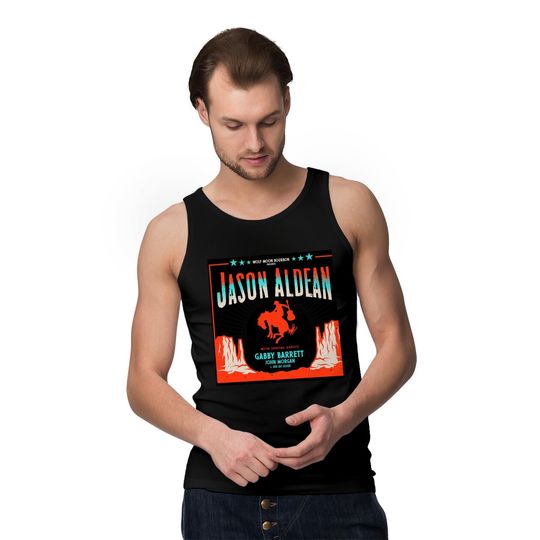 jason aldean cowboy tour 2022 Tank Top