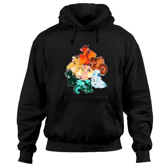 The Jade Winglet - Wings Of Fire - Hoodies