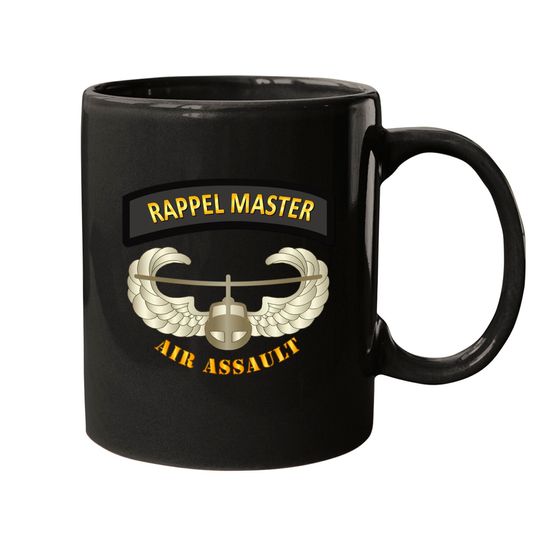 Rappel Master Tab w Air Assault Badge - Rappel Master Tab W Air Assault Badge - Mugs