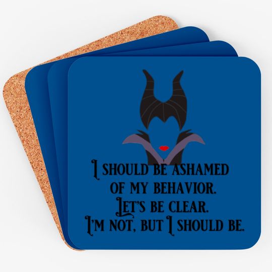 Maleficent Ashamed - Maleficent Disney Villains - Coasters
