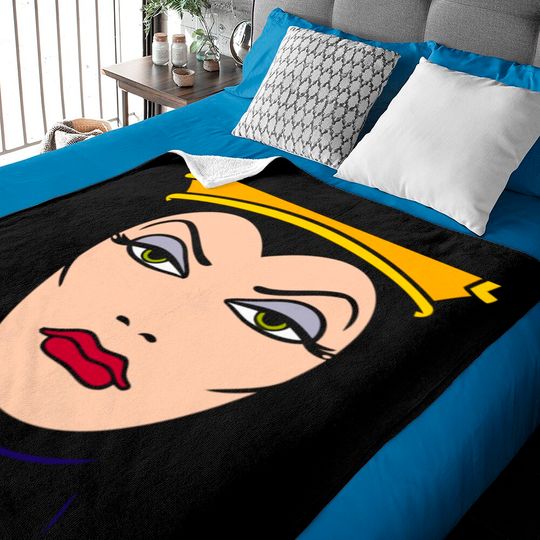 Disney Villains Evil Queen Big Face Baby Blankets