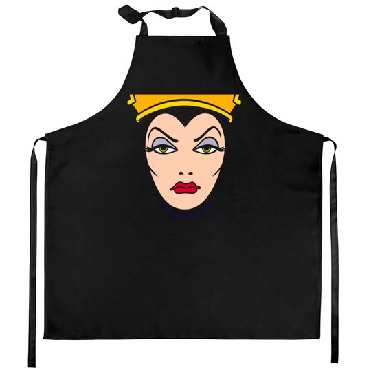 Disney Villains Evil Queen Big Face Kitchen Aprons