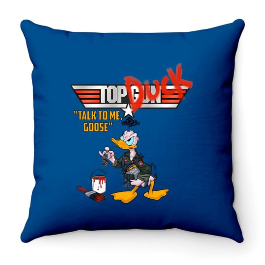 Disney Throw Pillows, Donald Duck, Top Gun