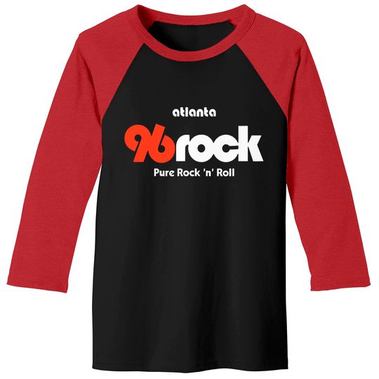96 Rock Atlanta Baseball Tees
