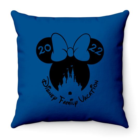Family Vacation 2022, Minnie Mouse Throw Pillows, Mickey Mouse Ears, DisneyWorld