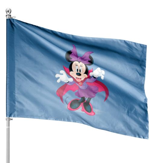 Discover Minnie Mouse Vampire Disney Halloween Unisex Gift House Flags