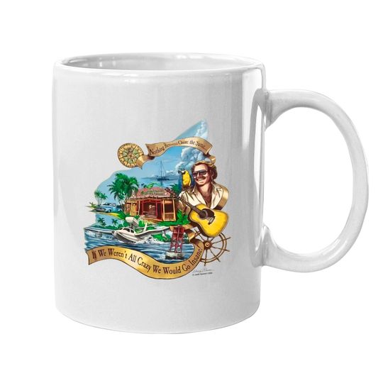 Jimmy Buffett Margaritaville Mugs, Yellow Haze Jimmy Buffett Mug, Margaritaville Mug