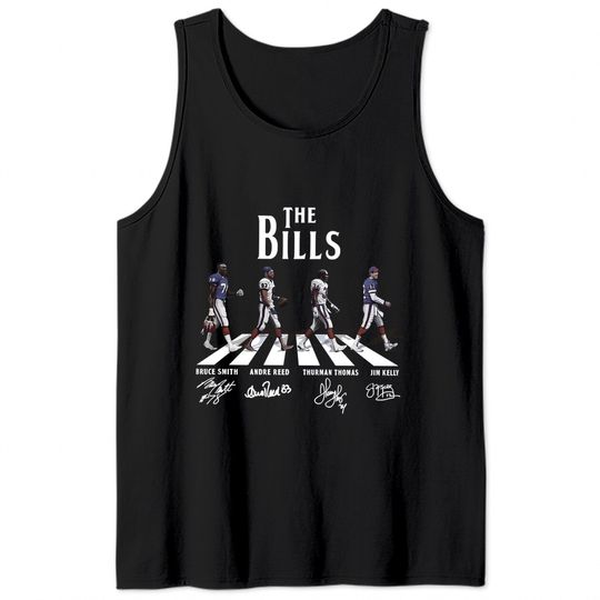 The Bills Abbey Road Signatures Tank Tops