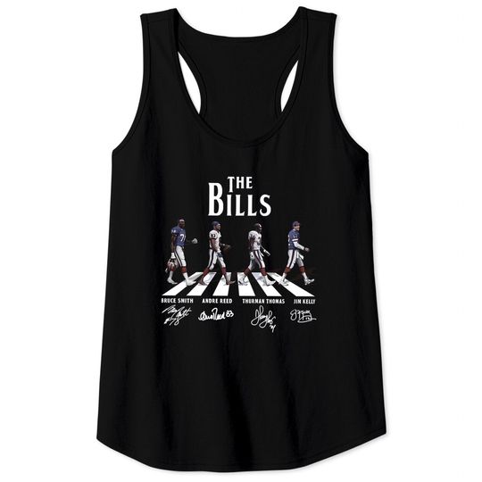 The Bills Abbey Road Signatures Tank Tops