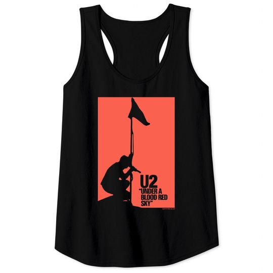 U2 Under A Blood Red Sky Bono The Edge Live Tank Tops