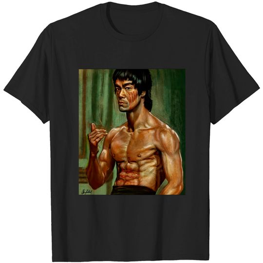 Dragon Lee - Bruce Lee Art - T-Shirt