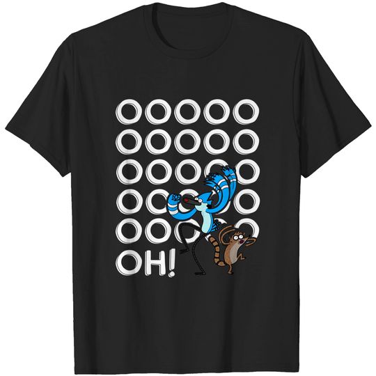 Regular Show Mordecai and Rigby Ooooohs T-Shirts