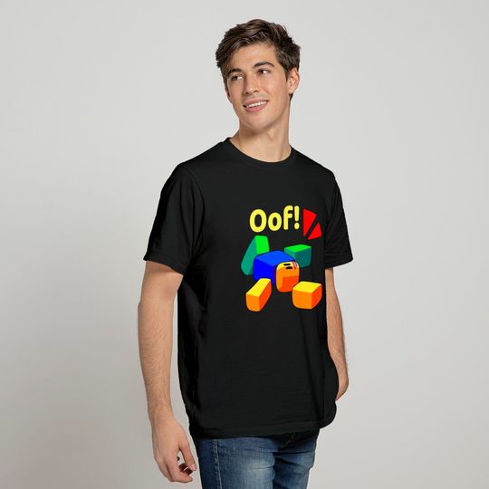 Roblox Girl T-Shirt OOF! Funny Blox Noob Gamer