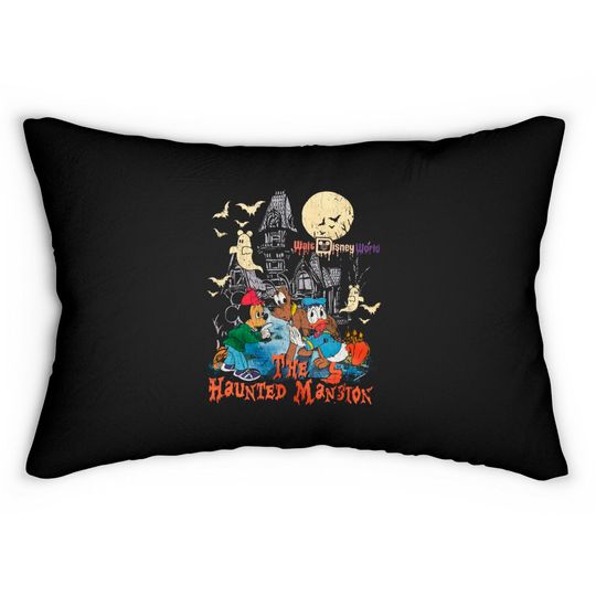 Vintage Disney Haunted Mansion Halloween Lumbar Pillows