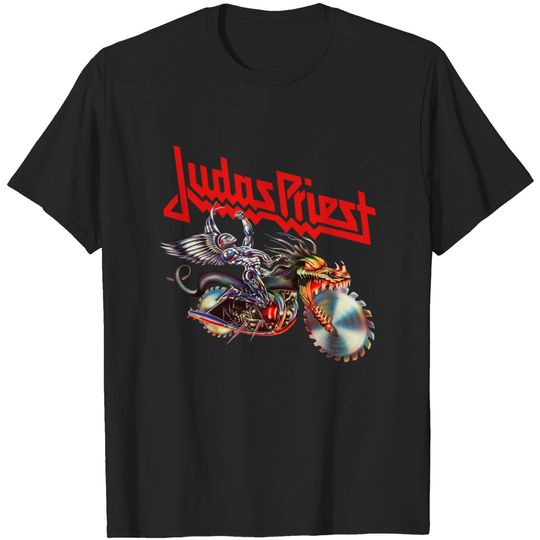 Judas Priest Painkiller Badass Motorcycle Classic Heavy Metal Band T-shirt