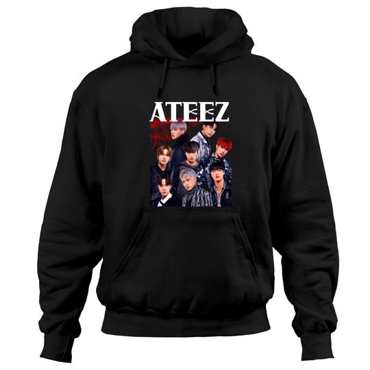 ATEEZ Tee Merch, Ateez The Fellowship Kpop Inspired Merch Graphic Hoodies