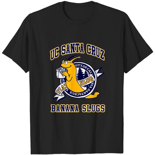 UC Santa Cruz Banana Slugs T-Shirt Vincent Vega Costume Movie Tee Shirt 90s