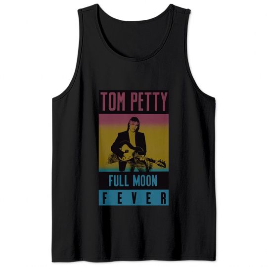Tom Petty Tank Tops - Full Moon Fever Classic Retro Heartbreakers