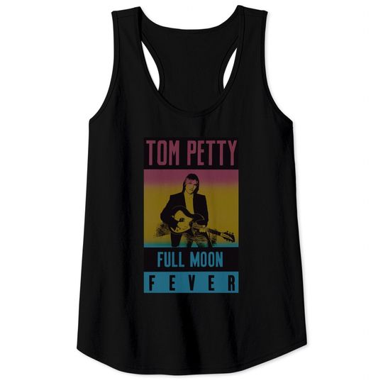 Tom Petty Tank Tops - Full Moon Fever Classic Retro Heartbreakers
