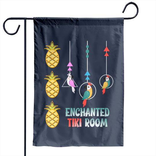 Enchanted Tiki Room Garden Flags
