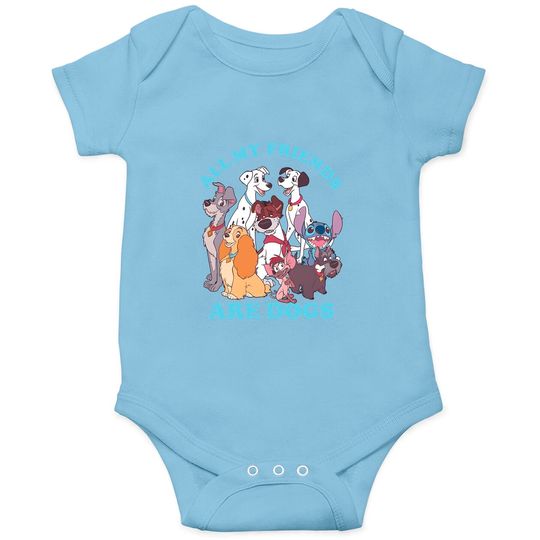 Disney Women's Classic Multi Franchise Dog Friends Onesies