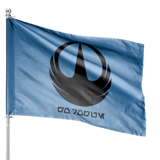 Rogue One Rebel Symbol House Flags