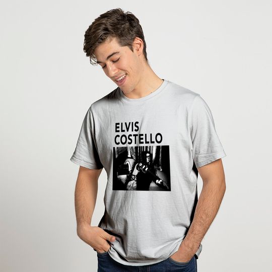 Elvis Costello Tshirt Lou reed new wave