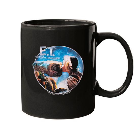 Vintage E.T. The Extra-Terrestrial Crop Top Mug - XXS | 80s Black Graphic Cropped Movie Mugs