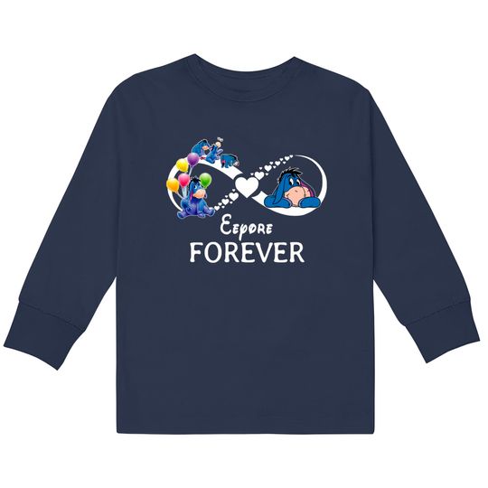 Disney Eeyore Forever Winnie The Pooh Tigger  Kids Long Sleeve T-Shirts