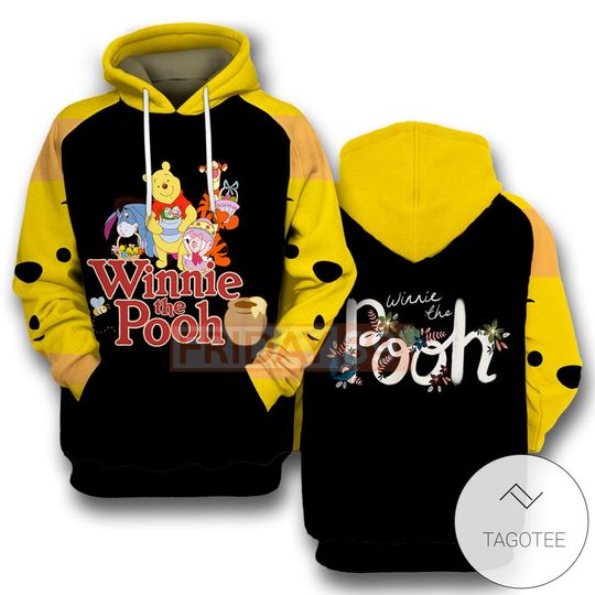 Disney  Winnie Pooh Trick Or Treat Happy Halloween 3D Hoodie