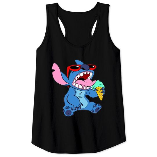 Lilo And Stitch Ice Cream Disney Tank Tops