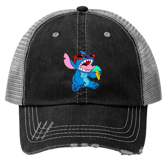 Lilo And Stitch Ice Cream Disney Trucker Hats