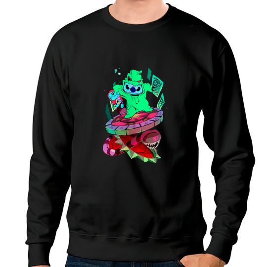 Discover Disneyland Halloween Stitch Oogie Boogie Unisex Sweatshirts