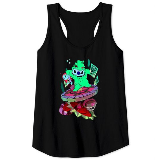 Disneyland Halloween Stitch Oogie Boogie Unisex Tank Tops