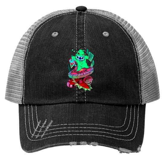 Disneyland Halloween Stitch Oogie Boogie Unisex Trucker Hats
