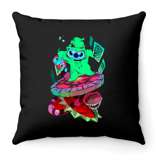 Disneyland Halloween Stitch Oogie Boogie Unisex Throw Pillows