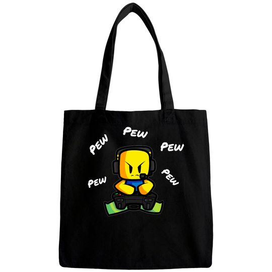 Roblox Gamer Noob Pew Gaming Birthday Gift For Kids - Roblox - Bags
