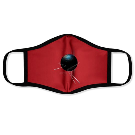 EPCOT Spaceship Earth Face Mask Design - Front Design for Dark Face Masks - Disney - Face Masks