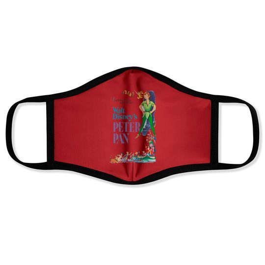 Peter Pan Face Masks, Vintage Peter Pan, Disney Face Masks, Vintage Disney Face Masks