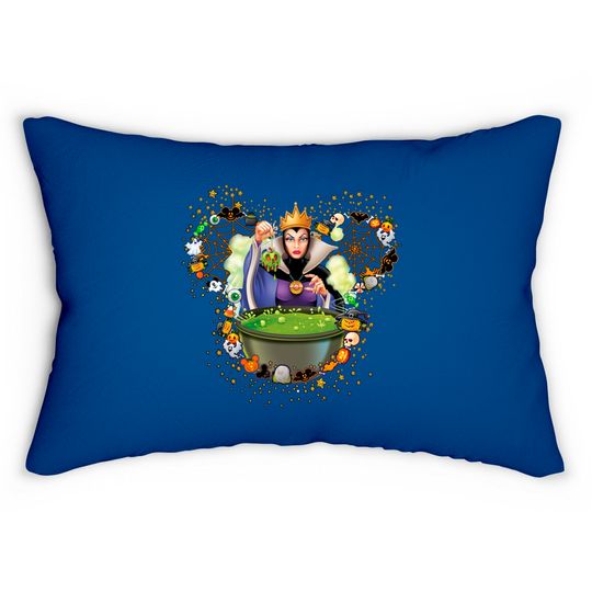 Discover Evil Queen Disney Halloween Lumbar Pillows