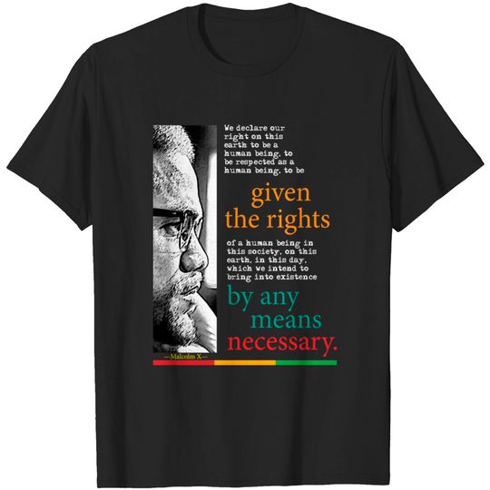Malcolm X Nation - Malcolm X - T-Shirt